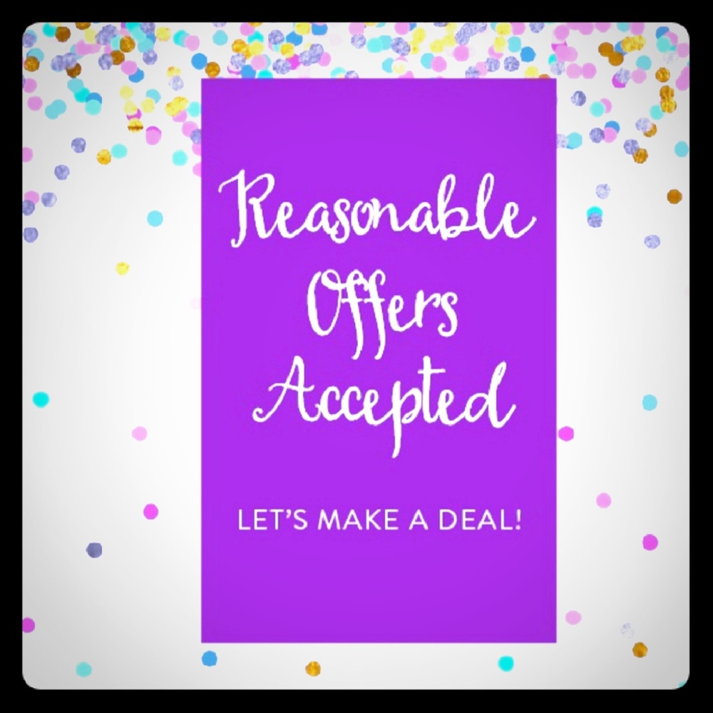 Love the item but not the price? Make me an offer!